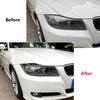 Auto Styling Car Headlight Eyebrows Headlamp Eyelid Cover Trim For BMW 3 Series E90 E91 Sedan 320i 330i 2005-2012