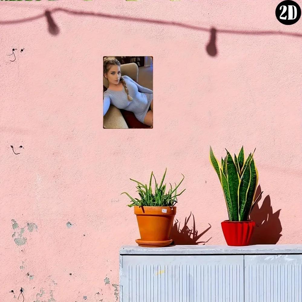 Funny Wall Art "We Don't Allow" 8x12 Inch Home Office Decor Durable 2D Sign for Outdoor Holiday Gift