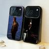 L-Luis M-Miguel Singer Phone Case For iPhone17,16,15,14,13,12,11,Pro,MAX Gray Matte Silicone Black Cover
