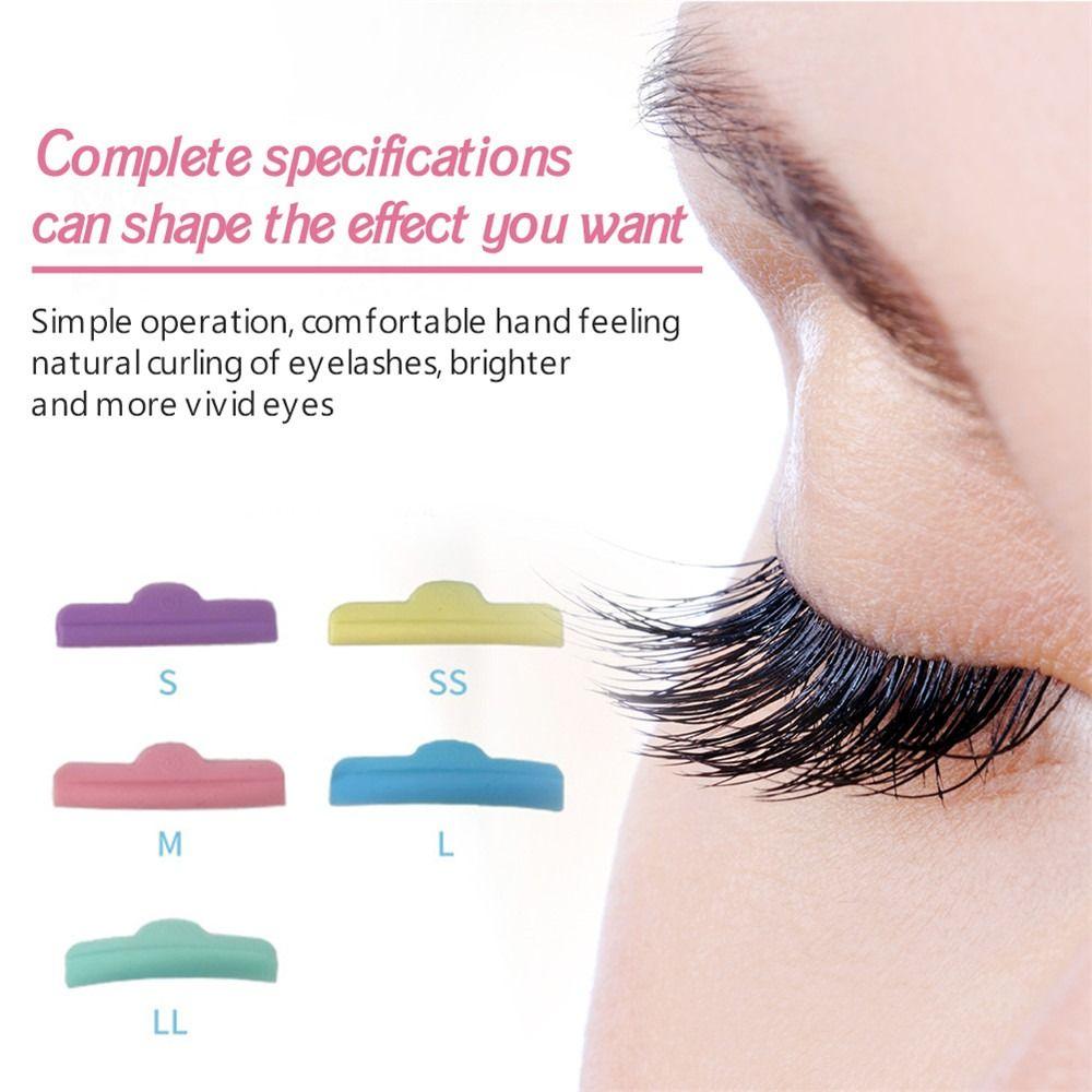3D Eyelash Lifting Silicone Eyelash Perm Pad Recycling Lashes Rods Shield Eyelash Curler Tool