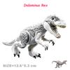 Non-Toxic Jurassic Dinosaurs World Velociraptor Triceratops Indominus T-Rex Model Building Blocks Assemble Educational Toys For Kids Gifts