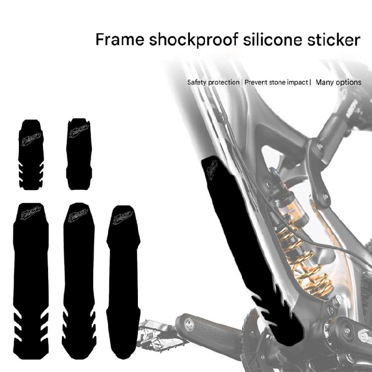 Shockproof Bike Frame Protections Sticker Silicone Frame Guards Protective Tape For Bicycles Quick Installation