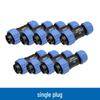 SP21 12-Pin Waterproof IP67 Aviation Plug Rear Nut Solder Connector