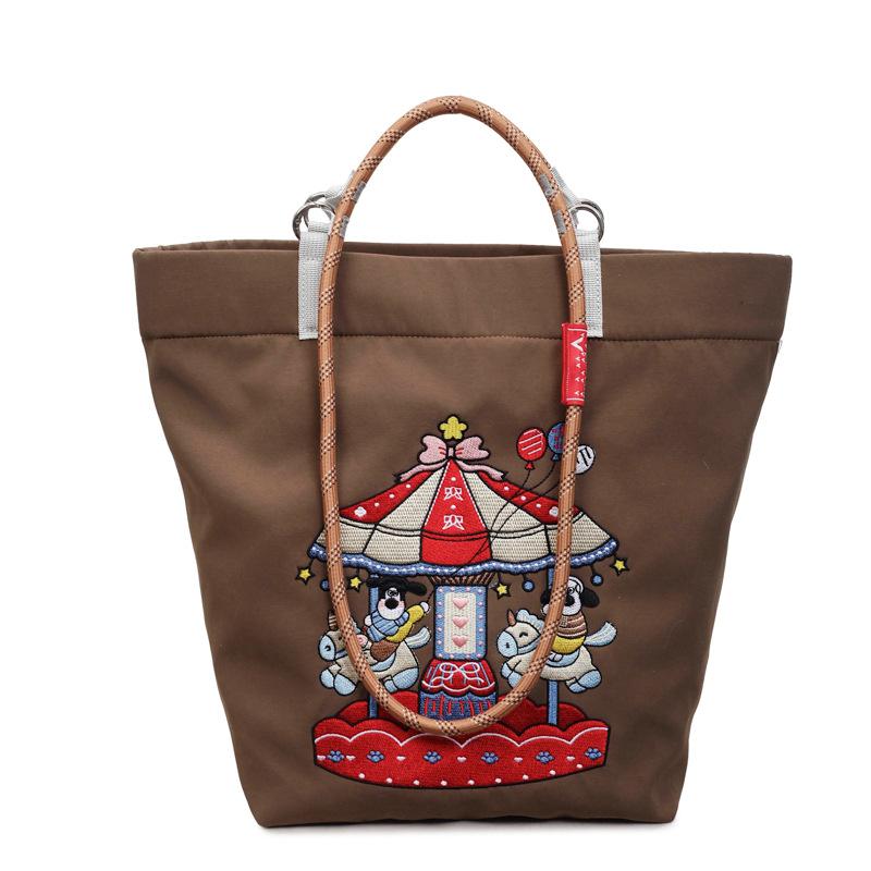 Environmentally Friendly Shopping Bag - Waterproof, Large Capacity, Hand-held, Shoulder Bag, Tote Bag