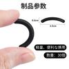 Eyelash Curler Replacement Rubber Pads Durable Silicone Replacement Pads for Eyelash Black (30-Piece Set) - Flexible, Resilient, Curlers,