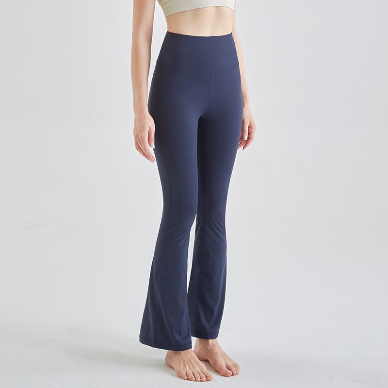 High Waist Tummy Control Yoga Pants Women Stretchy Flared Leggings Slim Fit Workout