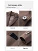 Men's Wool Suit with Goose Down Liner - Fashionable Autumn/Winter Double-Sided Casual Overcoat for Young and Middle-Aged.