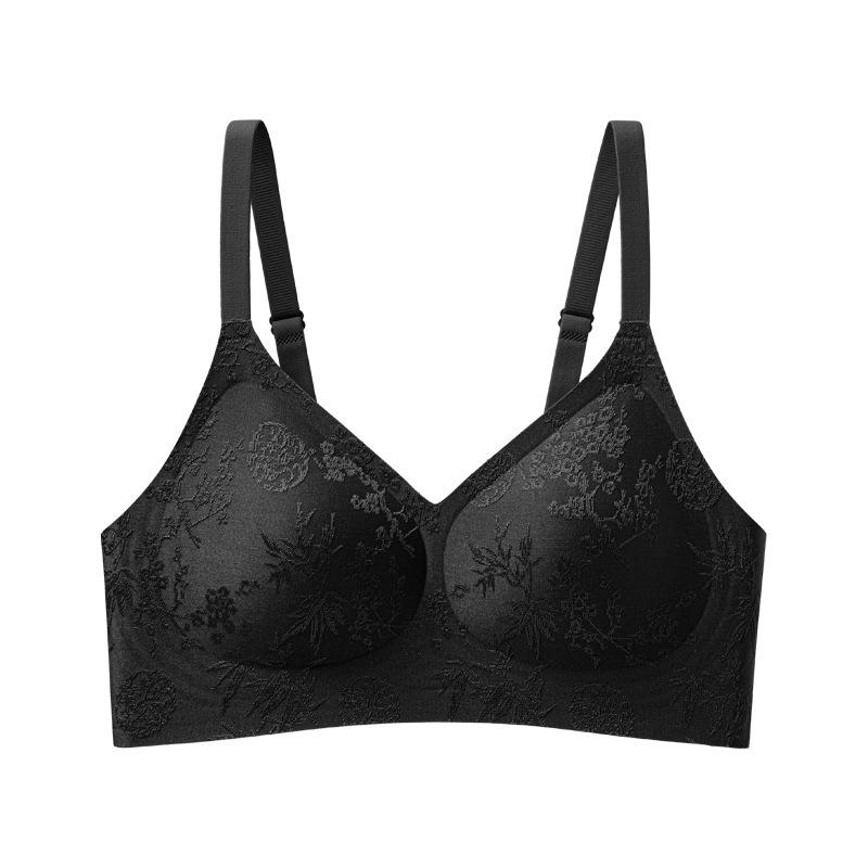 

Chinese Style Seamless Women s Summer Bra - Wire-Free, Anti-Sagging, with Beautiful Back and Side Support 2XL (40/90 ABC)