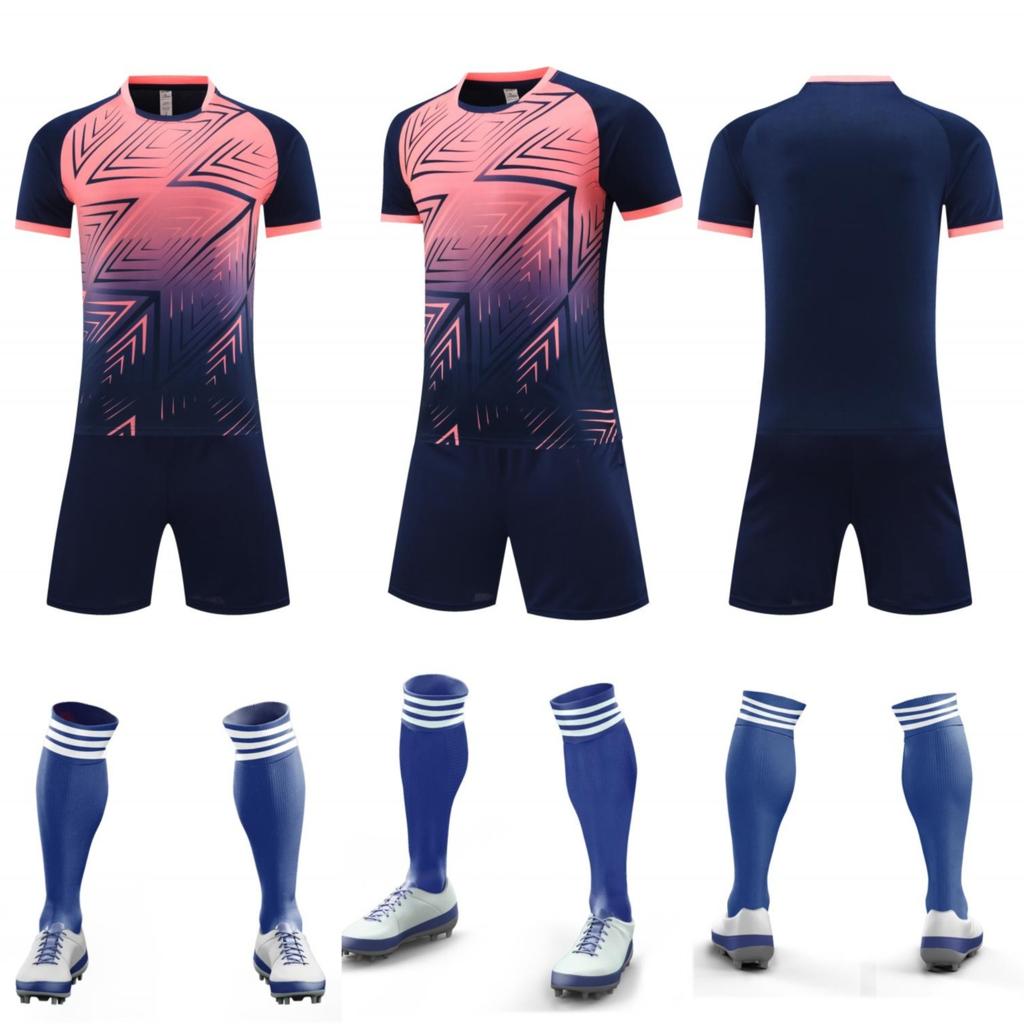 Football Suit, Boys And Girls Game Training Suit, Adult Sports Jersey, Short-Sleeved Quick-Drying Sportswear