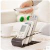 Korean 4-Grid Remote Control & Phone Organizer: Plastic Desktop Stationery Holder