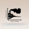Vintage Metal Steam Train Wall Art Classic Locomotive Sculpture Durable Living Room Decor Unique Gift History Enthusiasts