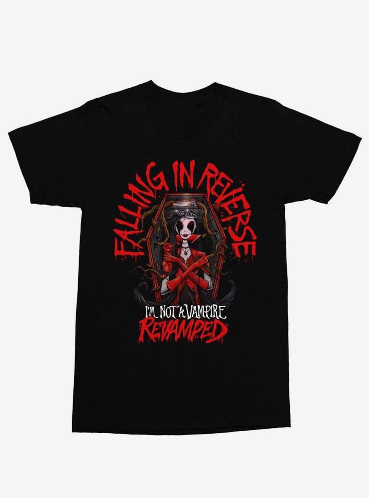 

New I m Not a Vampire Falling In Reverse Black All Size Shirt Unisex T-Shirt S
