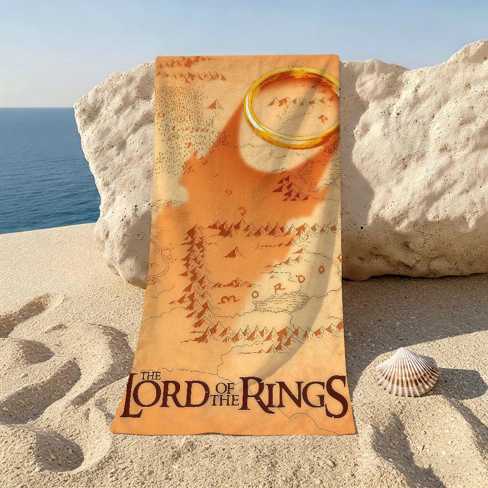 Hot Movie The L-Lord Of The R-rings Towel Towels For Beaches Yoga Studios Gyms Hot Springs Swimming Pools And Picnics