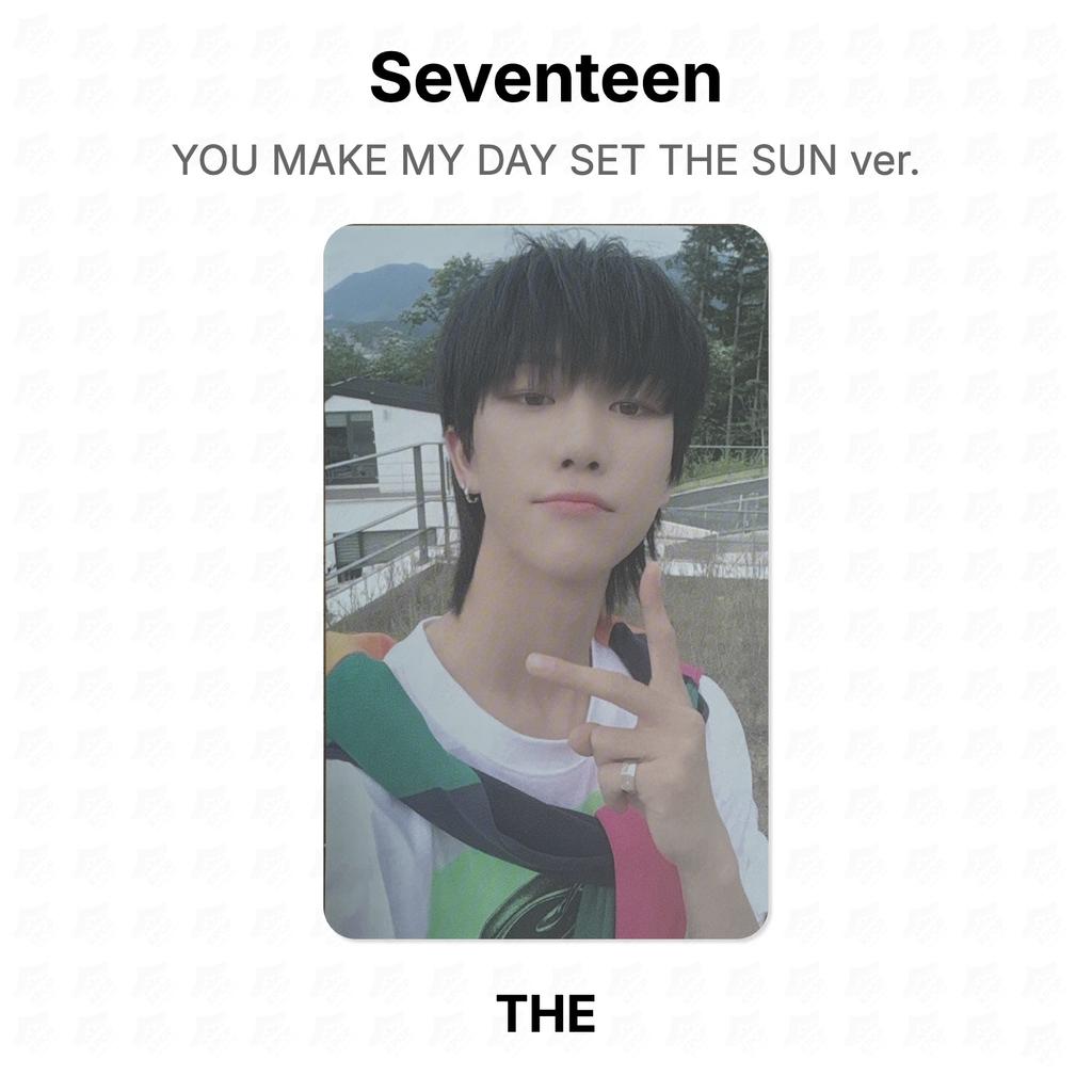 Seventeen YOU MAKE MY DAY SET THE SUN ver. Official Photocard