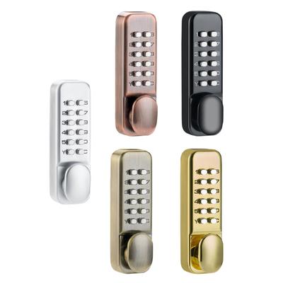 Cerradura de Puerta con Teclado Mecánico Cerradura de Puerta Mecánica,Fácil de Instalar,Combinación