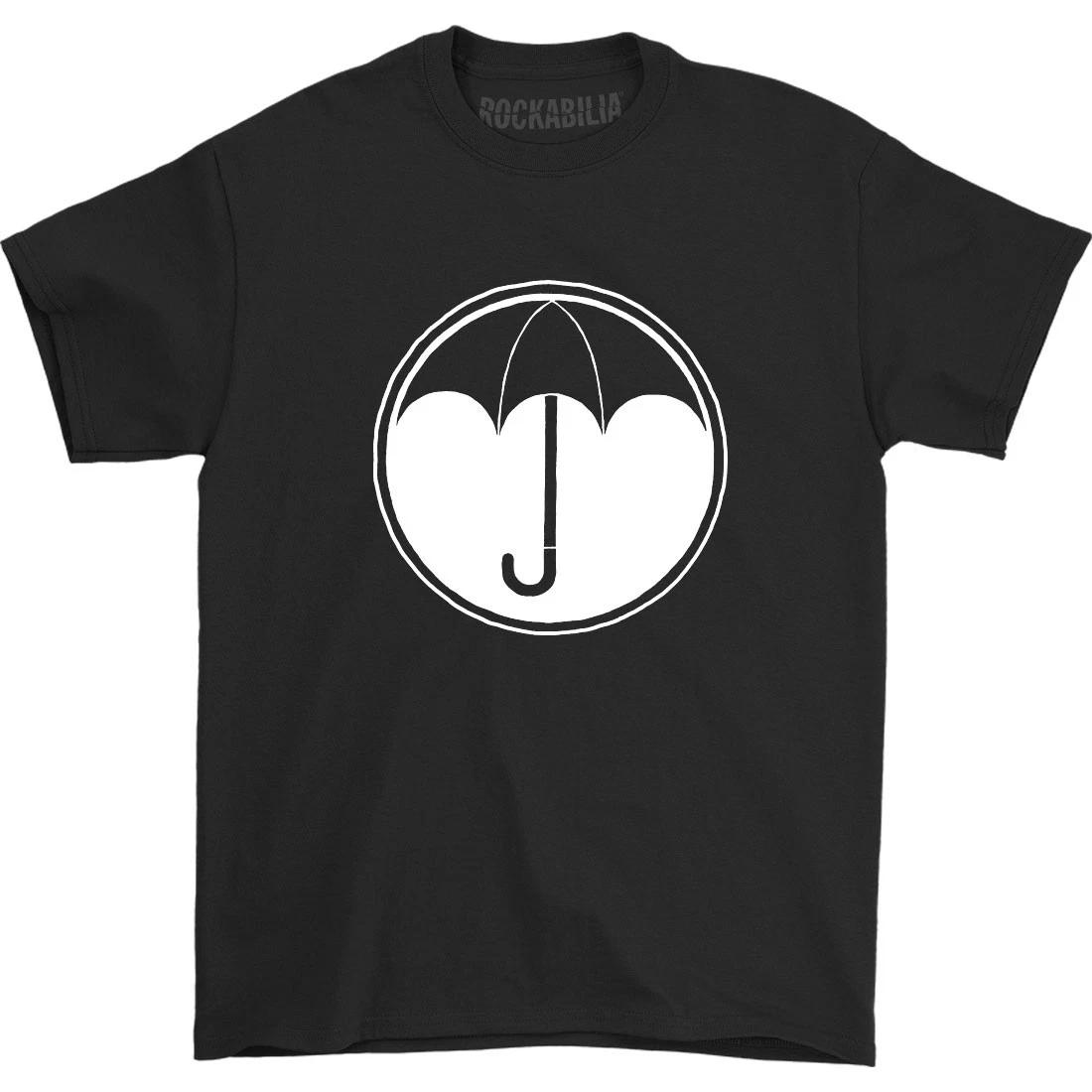 Men s Umbrella Academy UA Classic Logo Tee (Black) T-shirt Large Black XS