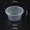 Hundun Disposable Round Takeout Food Containers with Dome Lids