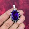 Purple Amethyst Pendant Gemstone Jewelry, 925 Solid Sterling Silver Pendant, Handmade Jewelry Birthstone Pendant, Gift For Him
