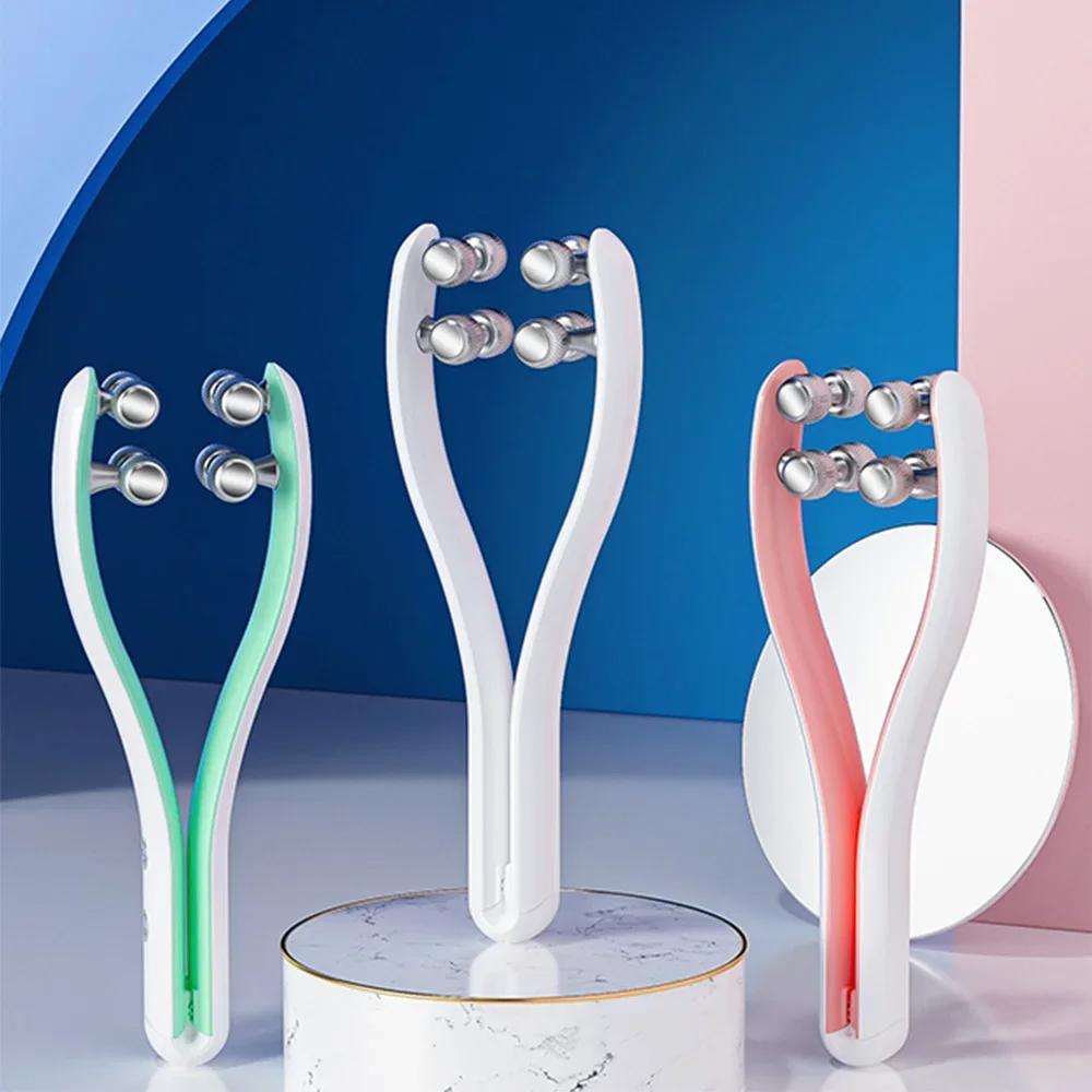 Beauty Face Massager Roller Y Shape Facial Lifting Device V Face Double Chin Remover Face Care Shape Belt Skin Care Massage Tool