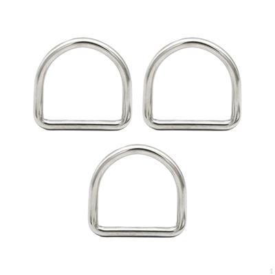 Spony ve tvaru D, Kovové doplňky, Lehké a všestranné kovové D-kroužky z nerezové oceli