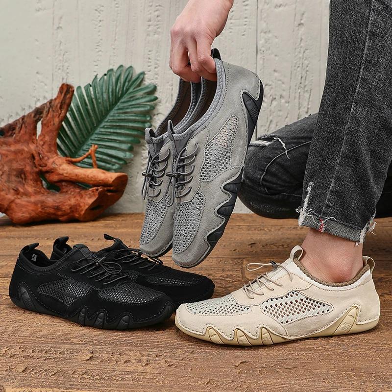 Fashion Hot Selling 2025 Men's Mesh Sports Shoes Cushion Shock Absorption Breathable Running Sports Shoes Best-selling Fitness Shoes