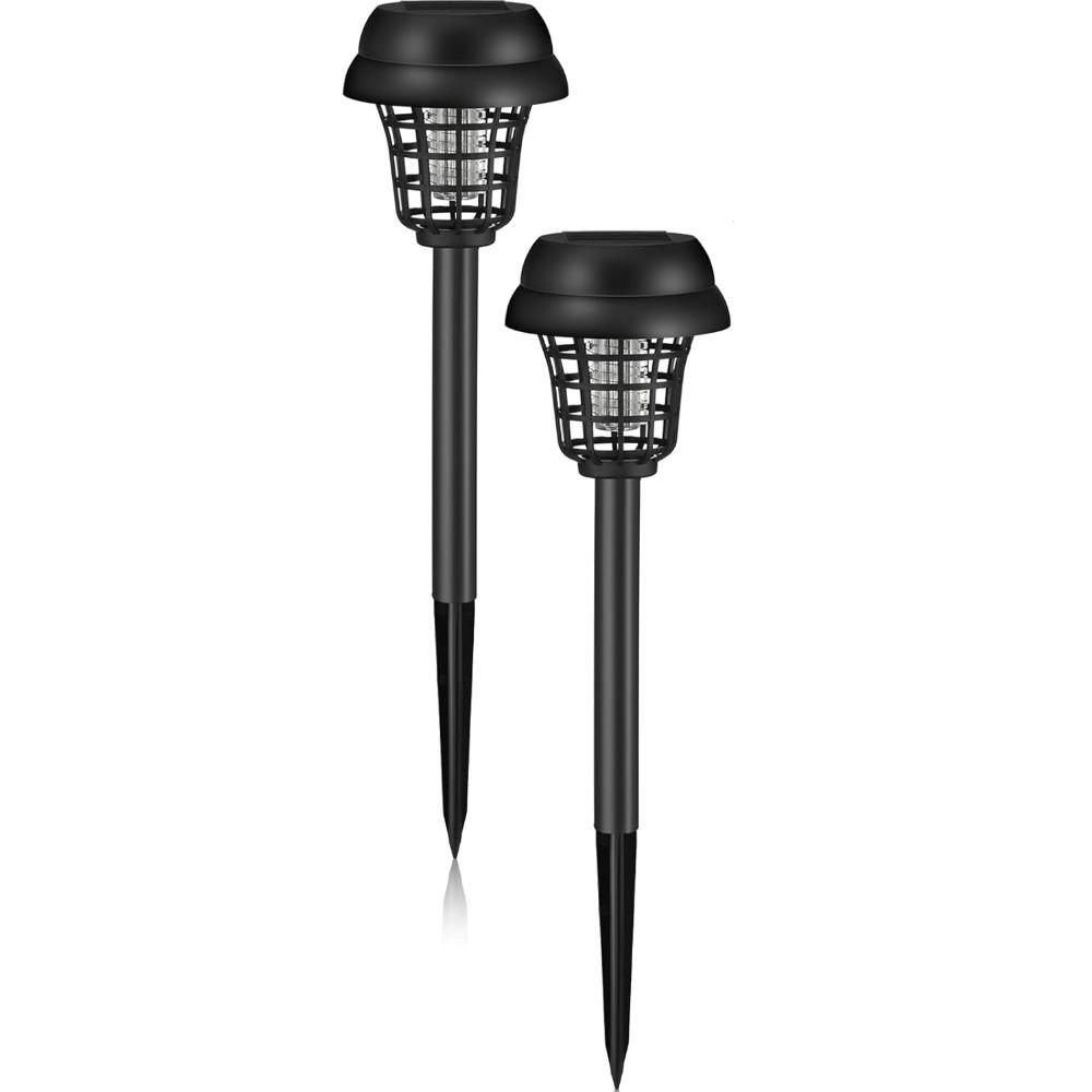 

2/4PCS Solar Bug Zapper Waterproof Outdoor Mosquito Killer Lamp and Lighting Repellent Lamp for Indoor Outdoor Use Garden Patio