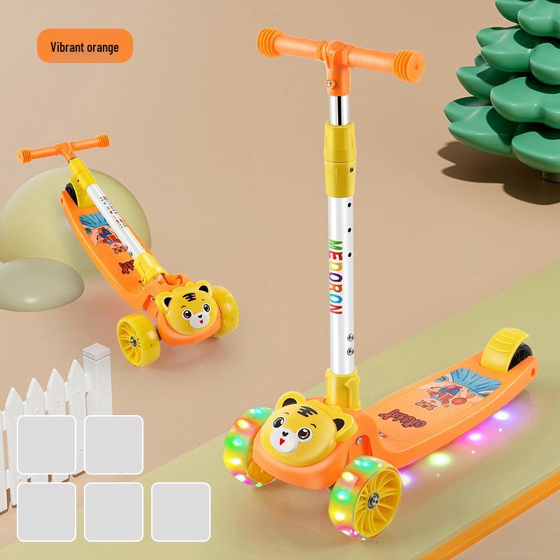 3-in-1 Children's Scooter with Seat for Ages 1-12, Suitable for Boys and Girls