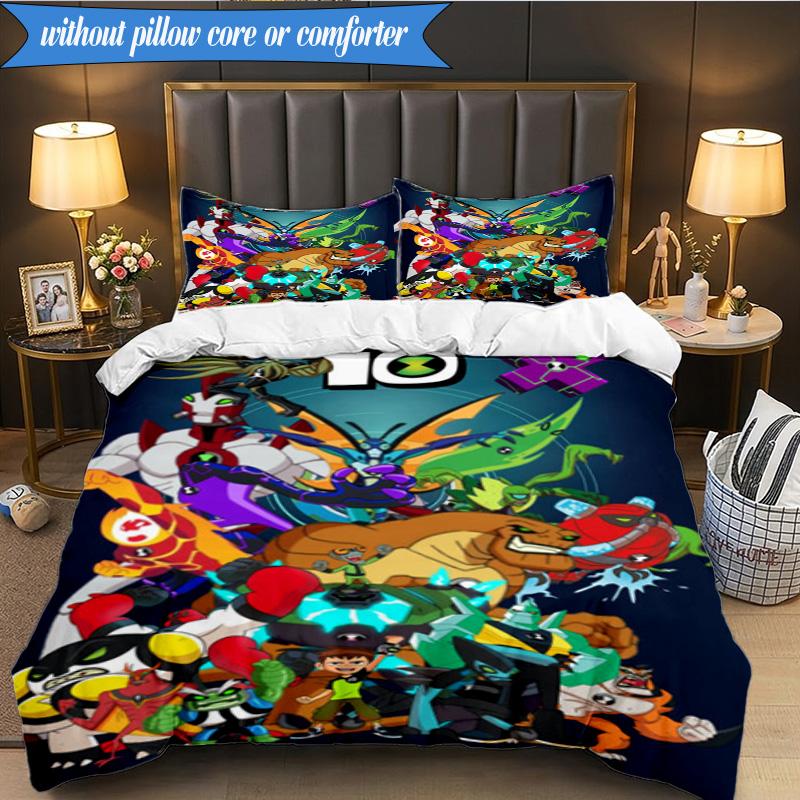 Alien heroes 3pcs K-pop music group Bedding set,Ideal for Bedroom, Dormitory,Including Duvet Cover And 2pcs Pillowcases,Fan gifts