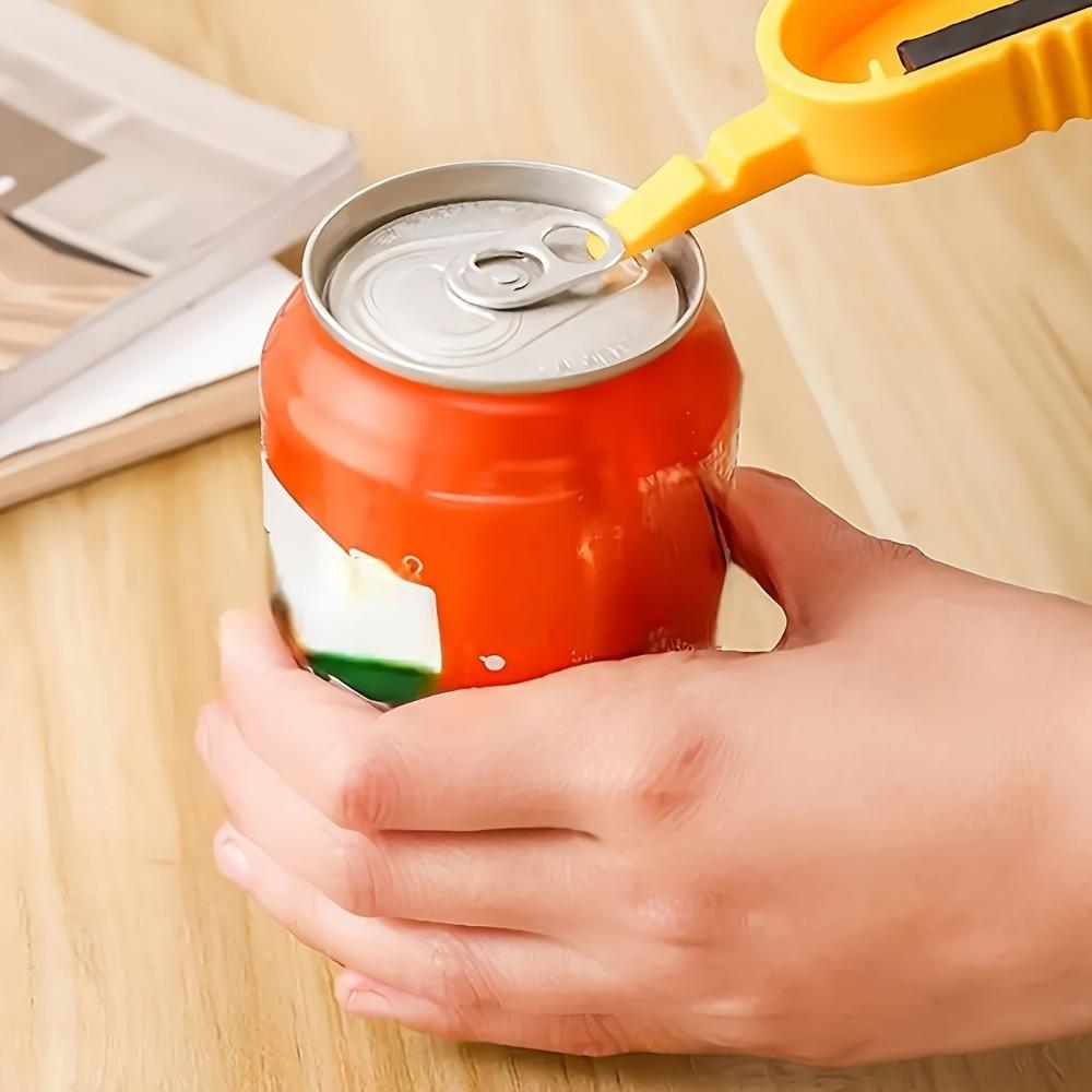 1pc Versatile Manual Bottle Opener - Durable Pet, Effortless Jar & Lid Removal For Home And Restaurant Use, kitchen accessories