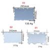 Tray Epoxy Resin Silicone Mold DIY Large Rectangle Tea Plate Coaster Resin Mold For Home Decoration Craft Making Art Supplies
