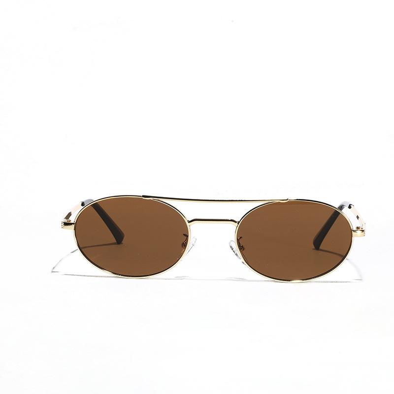 Brillen Farbwechsel Sonnenbrillen Damen Street Style Metall Doppelsteg Sonnenbrillen Herren