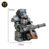 MOC Military T60 Armor Soldiers Mini Anime Action fallouts Figures Weapons Robot Kinghts Building Blocks Bricks DIY Toys  gifts