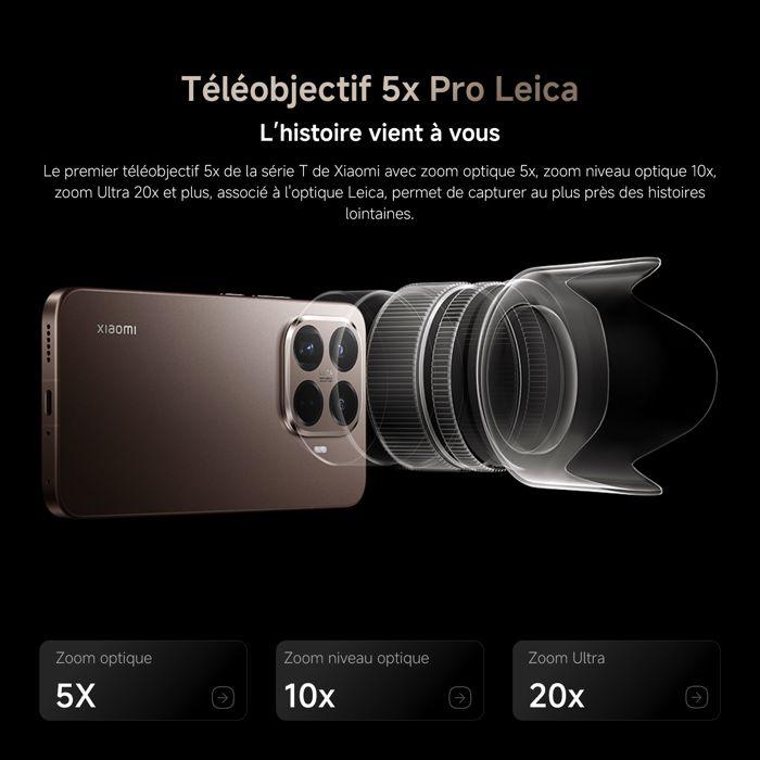 Xiaomi 15T Pro Noir 12 GO + 512 GO