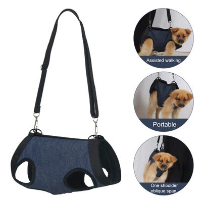 Harnais de levage pour chien Réglable Respirant Facile à utiliser Après une opération Ceinture d'assistance pour animaux de compagnie pour les activités de plein air
