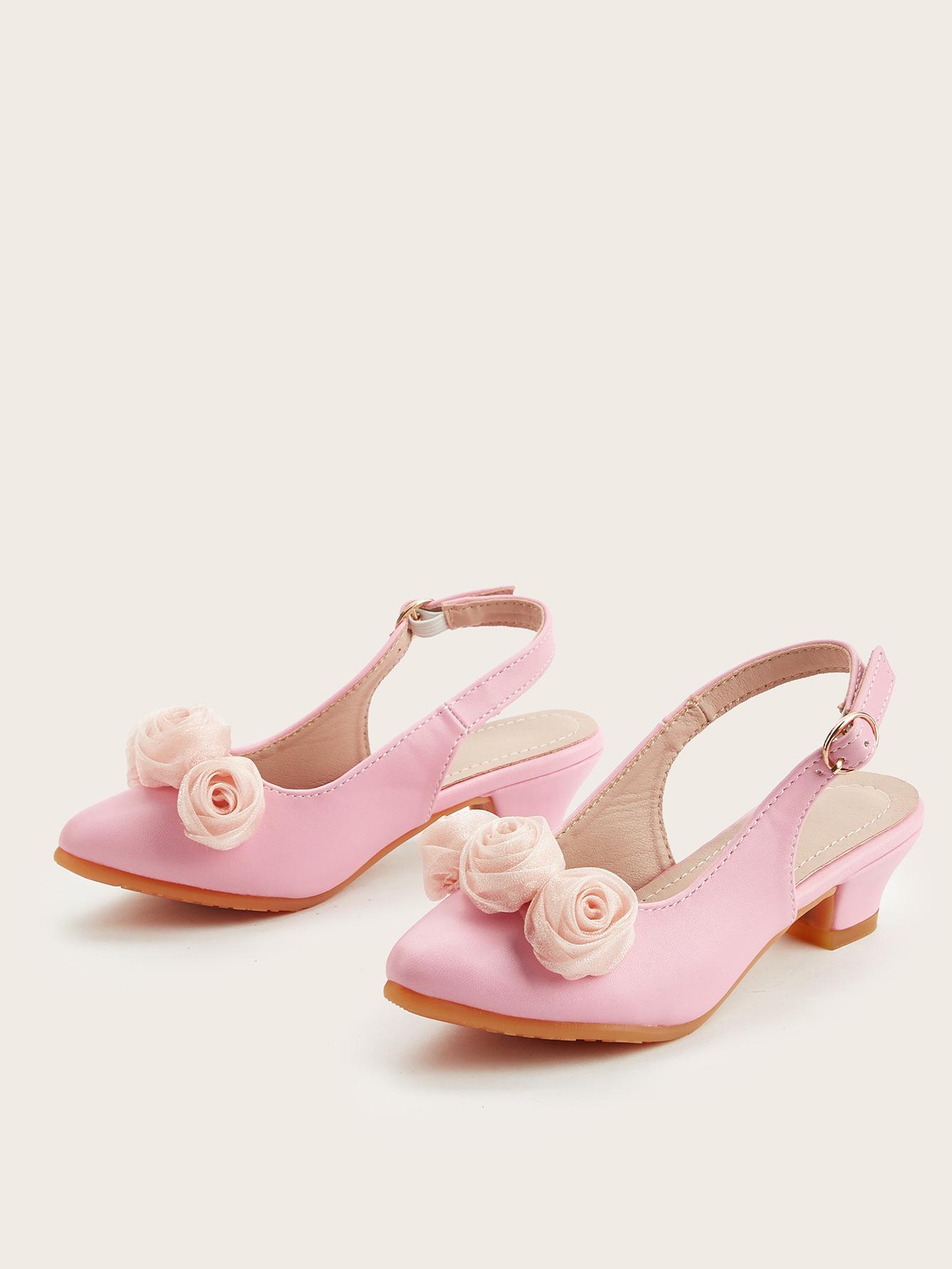 Toddler Girls Backless High Heel Sandals - Spring 2026 Princess Collection 35