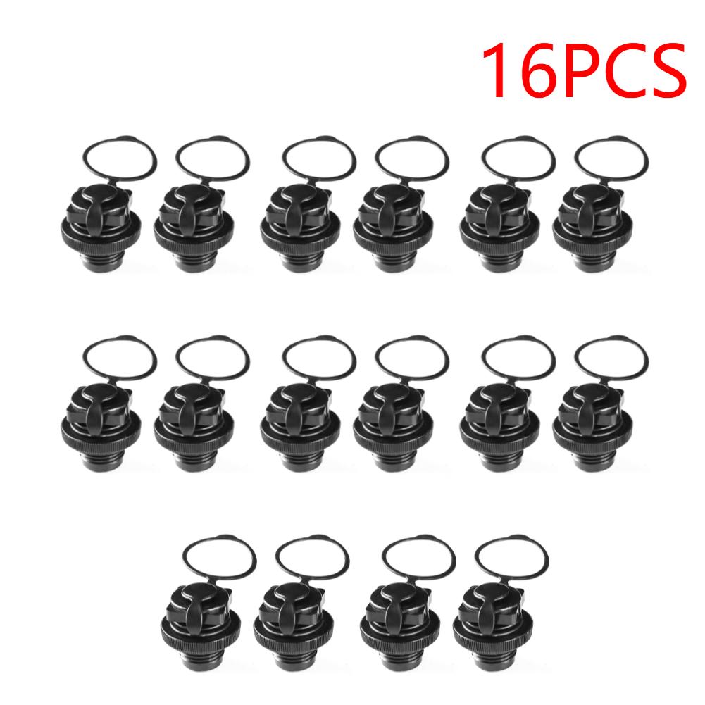 4-20 Pcs Kayak Raft Plug Replacement Air Valve Nozzle Cap Safety Air Valve Nozzle Boston Valve Inflatable Boat Spiral Air Plugs