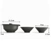 Japanese Ceramic Travel Tea Set | Portable Kung Fu Teaware | 1 Teapot & 2 Cups | Office & Gaiwan Style