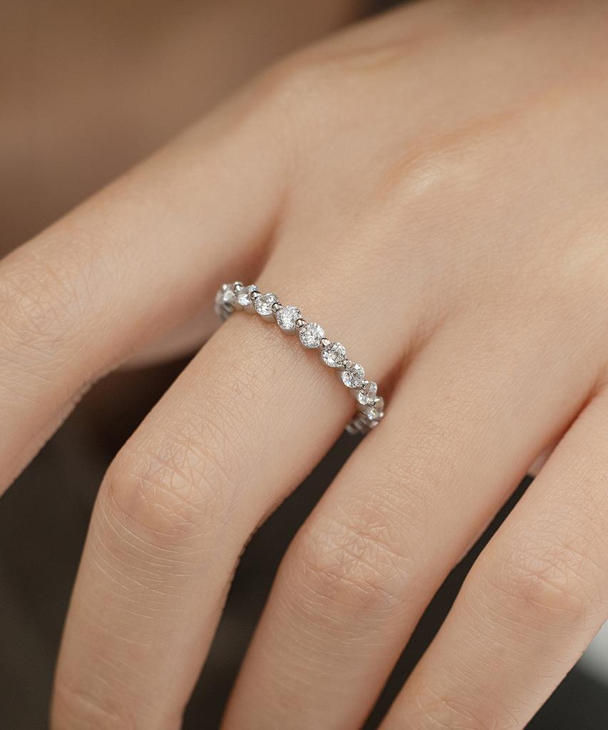 Tatiana (Silver 925) Circle Eternity Ring Cr1887