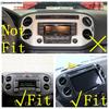 Steering Wheel / Armrest Handle Strip / Head Lamp / Dashboard Air AC Trim Accessories For Volkswagen VW Tiguan MK1 2008 - 2015