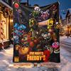 Five Nights at Freddy's Pattern Blanket for Home Decoration, Bed, Sofa, Car Travel, Camping, Suitable for All Seasons, Birthday Christmas Gift