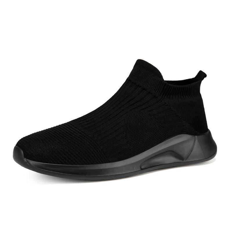 2023 Men's Lightweight Fly-Knit Sock Sneakers: Breathable, Slip-On, Casual Sports Shoes for Spring and Summer
