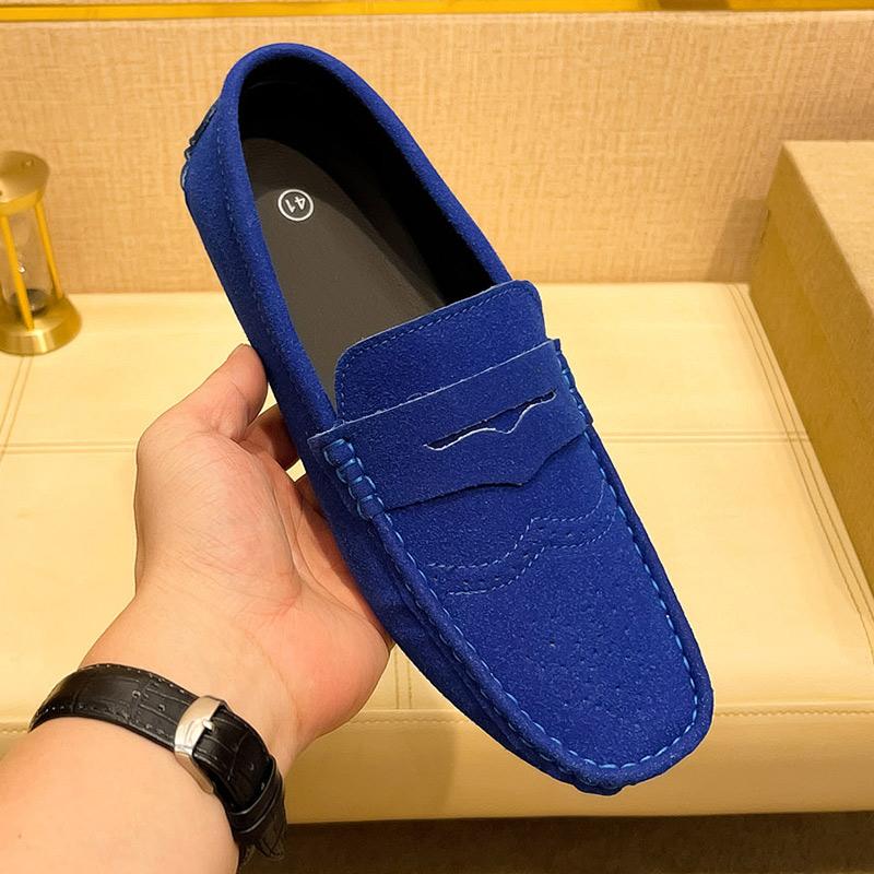 Fashion Fashion Men Casual Shoes Classic Male Loafers Handmade Suede Men's Moccasins Shoes Slip-On Flats for Man Handiness Driving Shoes