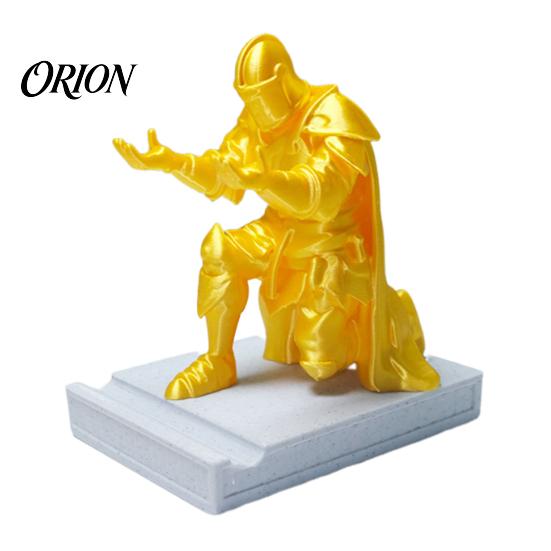 Mystery Style Desk Accessory 3D Printed Knight Pen Holder, Kneeling Stand, Exquisite Premium Quality Display Stand Sculpted Statue, Creative Organizer