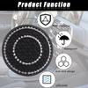 1/2PCS Car Cup Holder Coasters Auto Non-Slip Car Drink Bottle Cushion Drink Mat Vehicle Interior Anti-slip Pad Decor Accessories