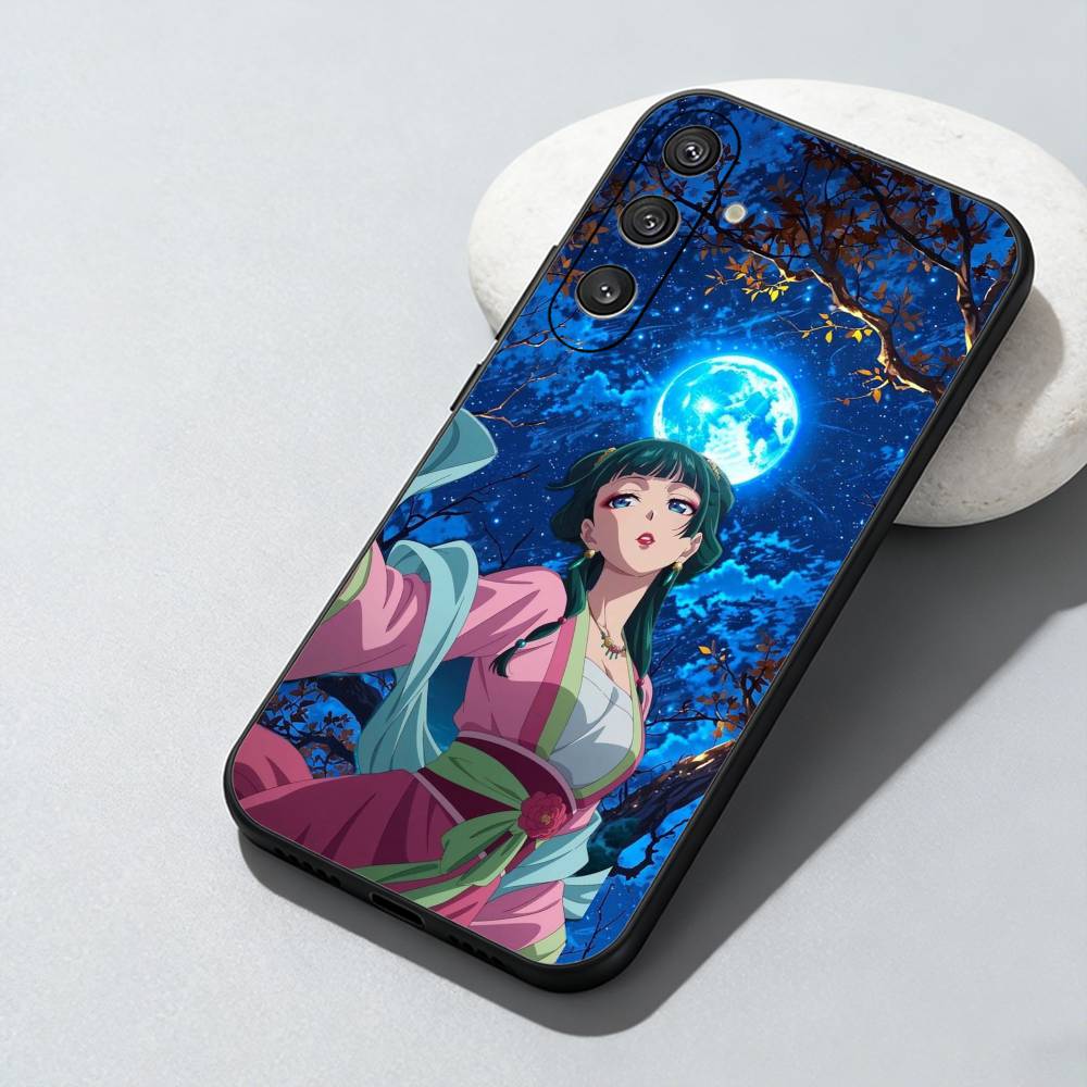 The A-Apothecary D-Diaries Jinshi And Maomao Phone Case For Samsung Galaxy A73,A72,A71,A70,A52,A51 Others Soft Black Cover