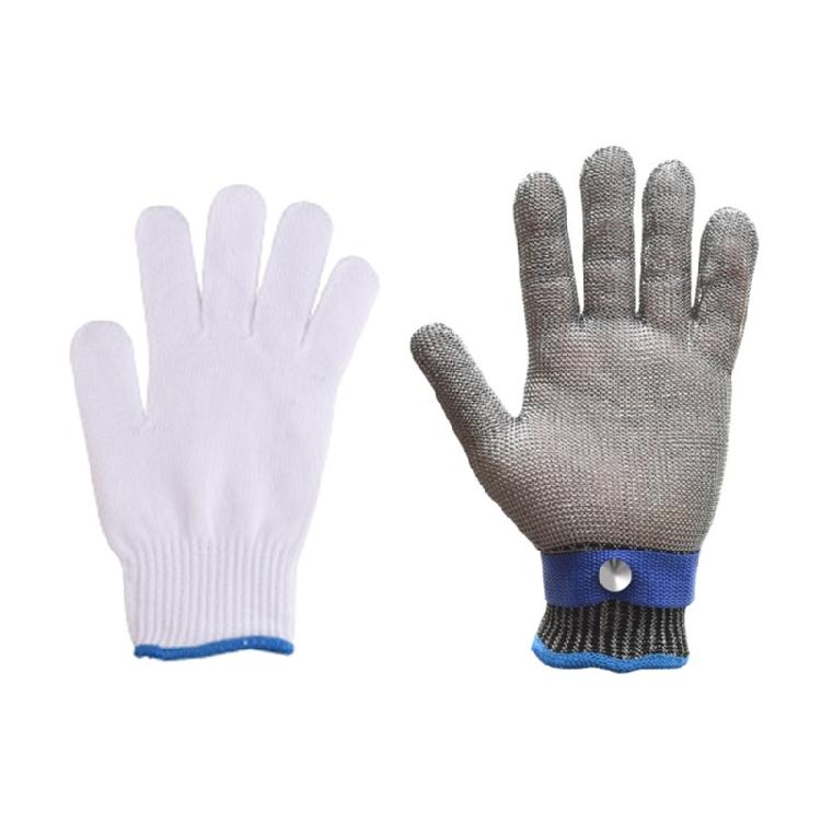Anti Cut Gloves with Ergonomic Fit Stainless Steel Mesh Gloves for Precisions Tasks in Food Processing and Crafting