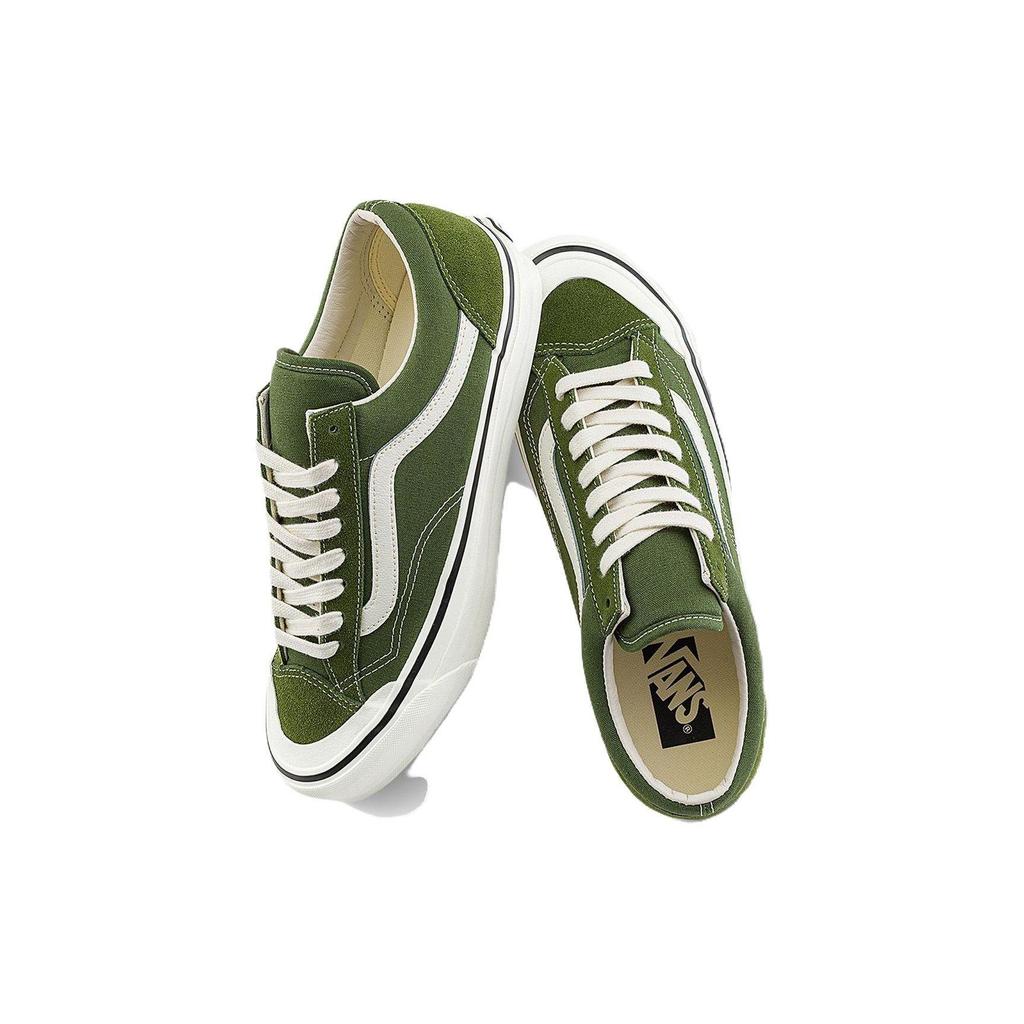 Vans Unisex Old Skool Reissue 136 Green True White VN000MT6E02