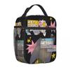 Deltarune Spamton Thermal Insulated Lunch Bags for Work Portable Food Bag Container Cooler Thermal Lunch Boxes