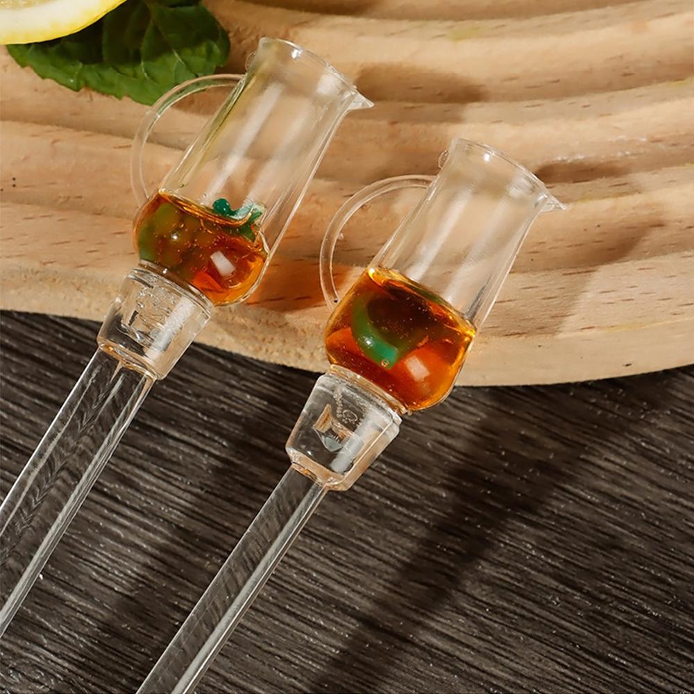 5 Piezas/10 Piezas Palitos Swizzle Agitadores de Cóctel Acrílicos 9 Pulgadas Ejes Transparentes Agitador de Bebidas para Bares Cafeterías Fiesta Restaurantes Uso Doméstico