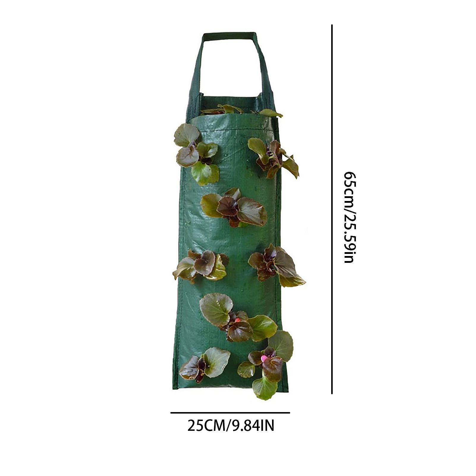 

Multi-Mouth Grow Bag 7 Gallons 30*35cm Strawberry Tomato Planting Bags Reusable Gardens Balconies Flower Herb Planter 6 Side